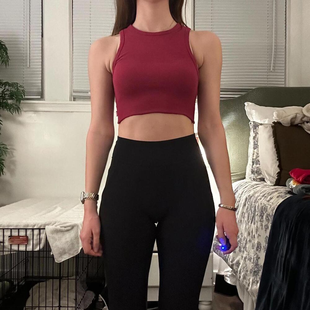 Pink TNA Cropped Tank - Picture 5 of 5